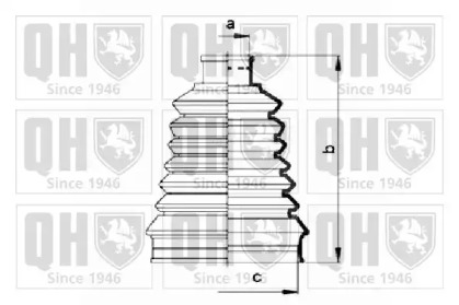 Комплект пыльника QUINTON HAZELL QJB2747