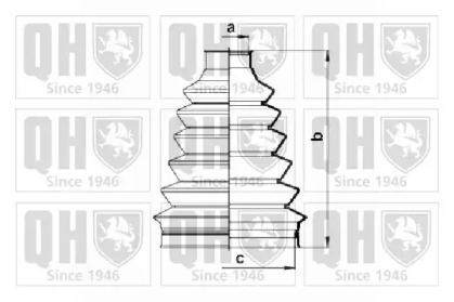 Комплект пыльника QUINTON HAZELL QJB2757