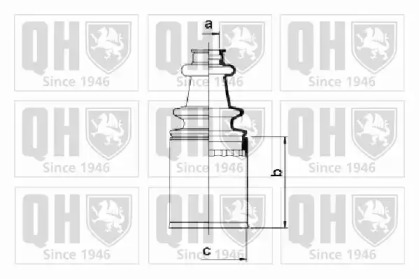 Комплект пыльника QUINTON HAZELL QJB2785