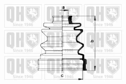 Комплект пыльника QUINTON HAZELL QJB279