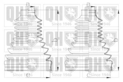 Комплект пыльника QUINTON HAZELL QJB2796