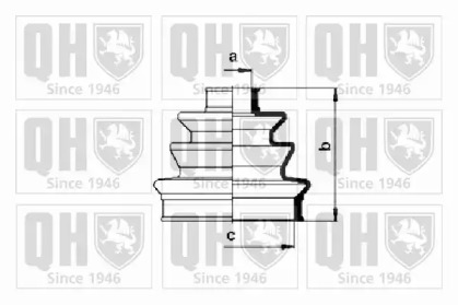 Комплект пыльника QUINTON HAZELL QJB285