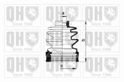 Комплект пыльника QUINTON HAZELL QJB306