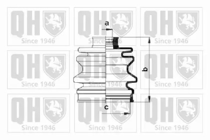 Комплект пыльника QUINTON HAZELL QJB318