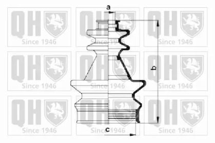 Комплект пыльника QUINTON HAZELL QJB331