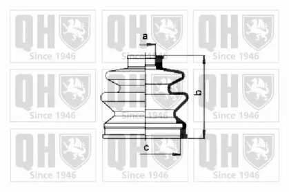 Комплект пыльника QUINTON HAZELL QJB362