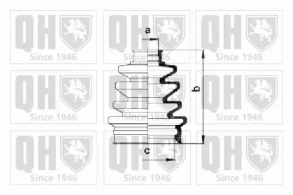 Комплект пыльника QUINTON HAZELL QJB370