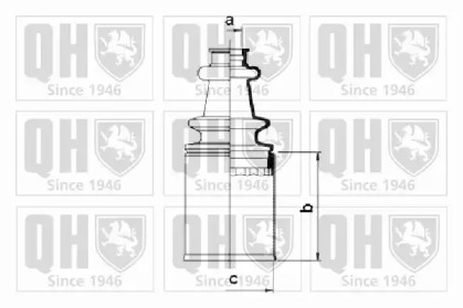 Комплект пыльника QUINTON HAZELL QJB379