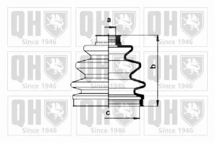 Комплект пыльника QUINTON HAZELL QJB392