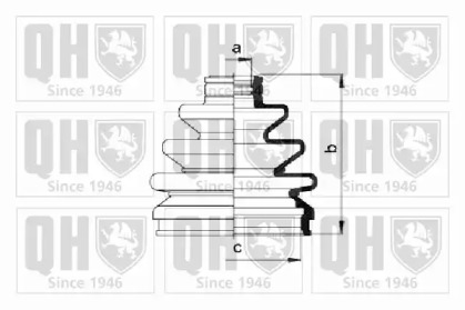 Комплект пыльника QUINTON HAZELL QJB427