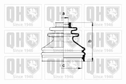 Комплект пыльника QUINTON HAZELL QJB433