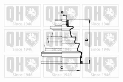 Комплект пыльника QUINTON HAZELL QJB450