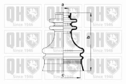 Комплект пыльника QUINTON HAZELL QJB474