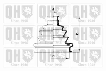 Комплект пыльника QUINTON HAZELL QJB480