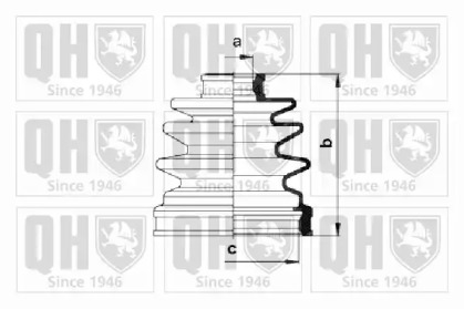 Комплект пыльника QUINTON HAZELL QJB516