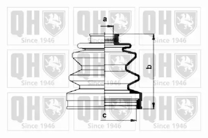 Комплект пыльника QUINTON HAZELL QJB532