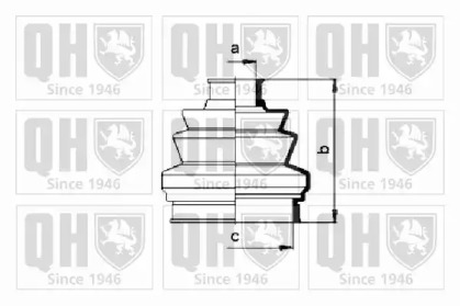 Комплект пыльника QUINTON HAZELL QJB553