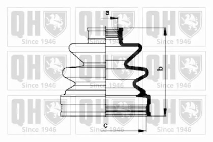 Комплект пыльника QUINTON HAZELL QJB564