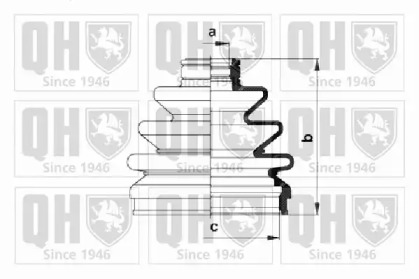 Комплект пыльника QUINTON HAZELL QJB569