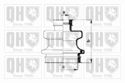 Комплект пыльника QUINTON HAZELL QJB601