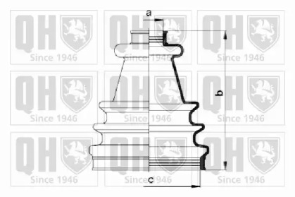Комплект пыльника QUINTON HAZELL QJB622