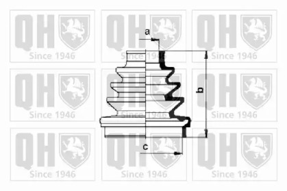 Комплект пыльника QUINTON HAZELL QJB630