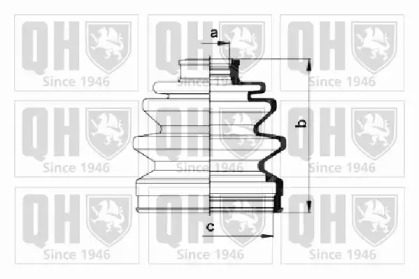 Комплект пыльника QUINTON HAZELL QJB632