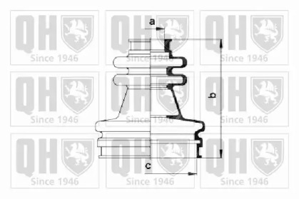 Комплект пыльника QUINTON HAZELL QJB633