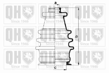 Комплект пыльника QUINTON HAZELL QJB651