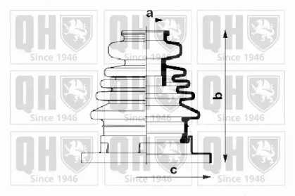 Комплект пыльника QUINTON HAZELL QJB672