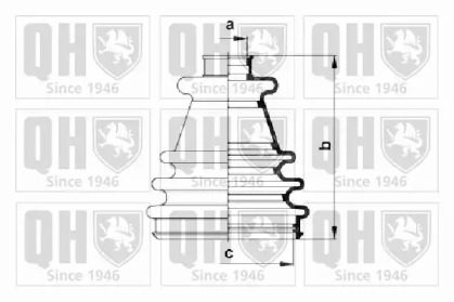 Комплект пыльника QUINTON HAZELL QJB682