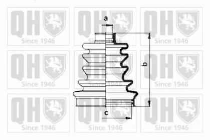 Комплект пыльника QUINTON HAZELL QJB683