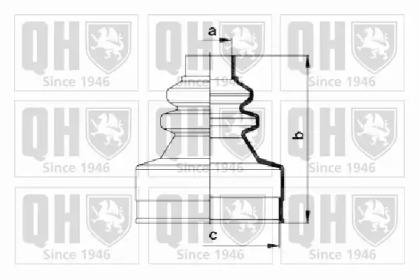 Комплект пыльника QUINTON HAZELL QJB759