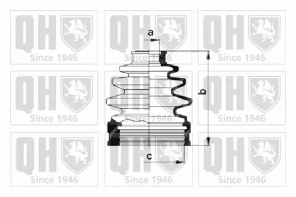 Комплект пыльника QUINTON HAZELL QJB792