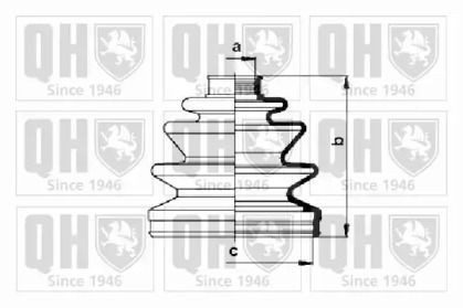 Комплект пыльника QUINTON HAZELL QJB821