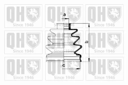 Комплект пыльника QUINTON HAZELL QJB847