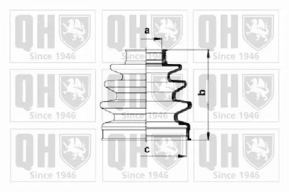 Комплект пыльника QUINTON HAZELL QJB848