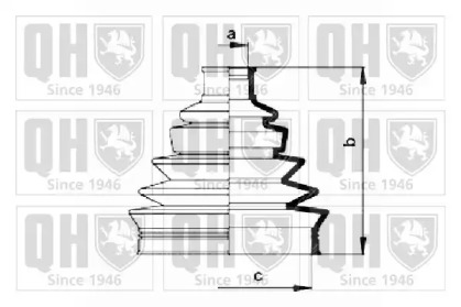 Комплект пыльника QUINTON HAZELL QJB853