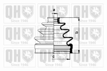 Комплект пыльника QUINTON HAZELL QJB860