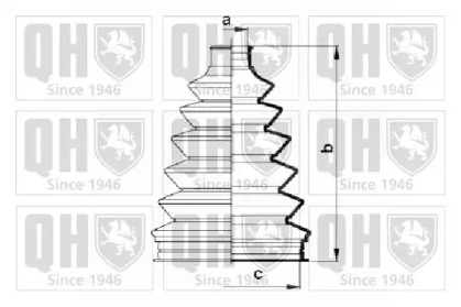 Комплект пыльника QUINTON HAZELL QJB863