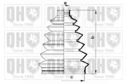 Комплект пыльника QUINTON HAZELL QJB869