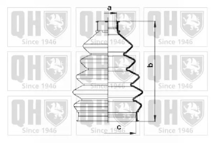 Комплект пыльника QUINTON HAZELL QJB874