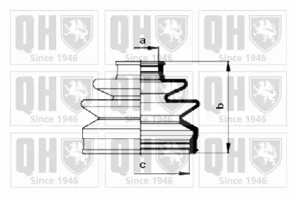 Комплект пыльника QUINTON HAZELL QJB899