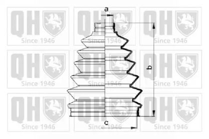 Комплект пыльника QUINTON HAZELL QJB910