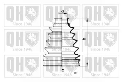 Комплект пыльника QUINTON HAZELL QJB931