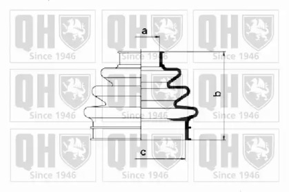 Комплект пыльника QUINTON HAZELL QJB936