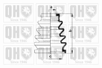 Комплект пыльника QUINTON HAZELL QJB961