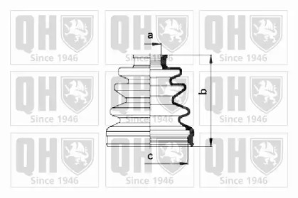 Комплект пыльника QUINTON HAZELL QJB976