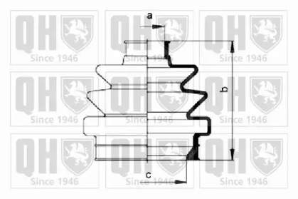 Комплект пыльника QUINTON HAZELL QJB991