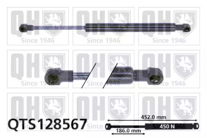 Газовая пружина QUINTON HAZELL QTS128567